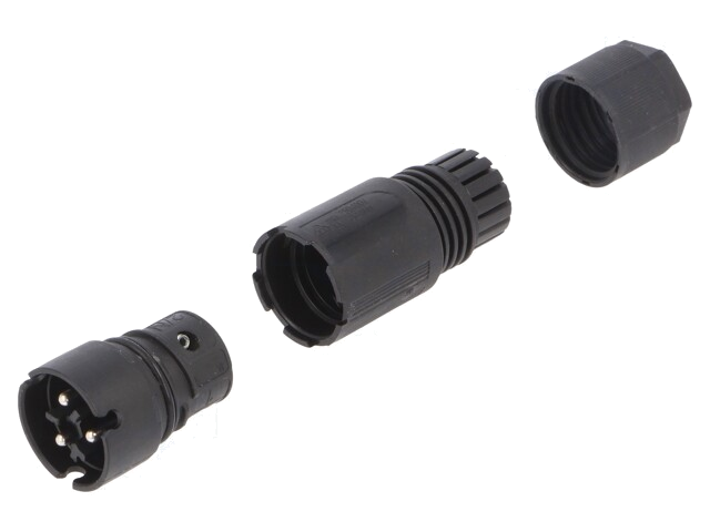 Connector: rond; stekker; RST; mannelijk; PIN: 3; verzilverd; 8A Connector: rond; stekker; RST; mannelijk; PIN: 3; verzilverd; 8A